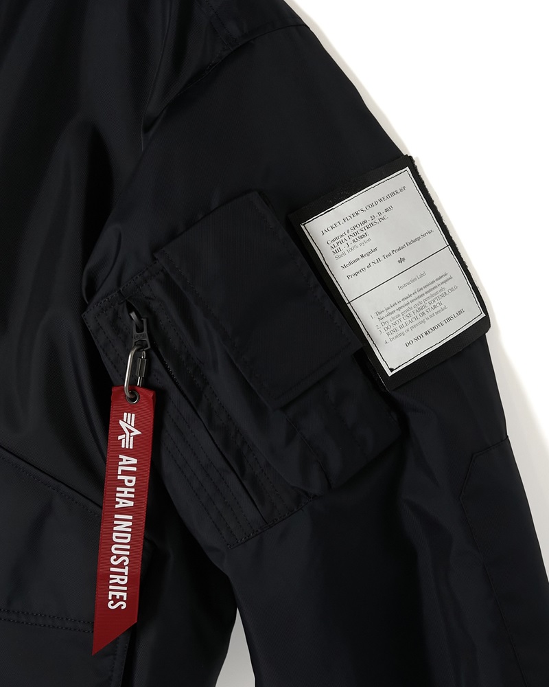 【新品同様】N.HOOLYWOOD TPES ミリタリー軍物ナイロンジャケット黒 N.HOOLYWOOD TPE FALL2024 × ALPHA INDUSTRIES | CIENTO BLOG