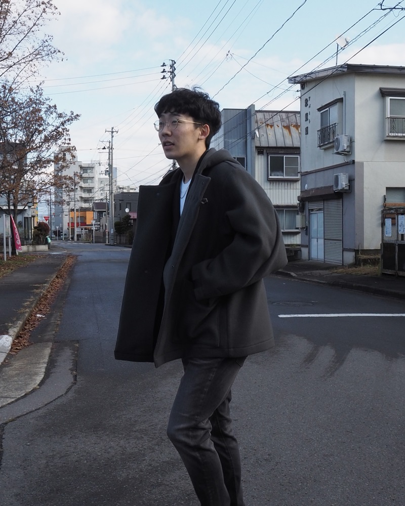 ジャケット・アウター [N.hoolywood] DUFFEL COAT/BLACK 24aw N.HOOLYWOOD DUFFEL COAT - HUC｜フック