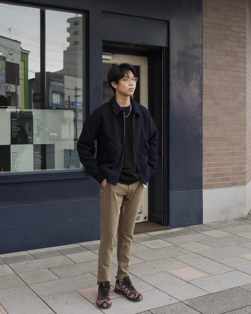 DENHAM】”LENNON WOOL BOMBER JACKET BWM” 01-24-10-20-003