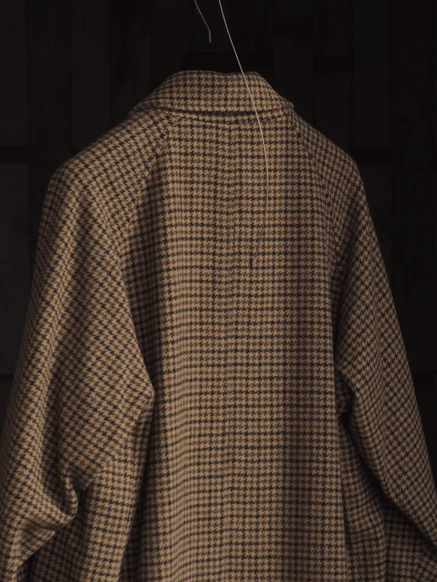 MACKINTOSH】ガンクラブチェックのバルカラーコート「BELFORD