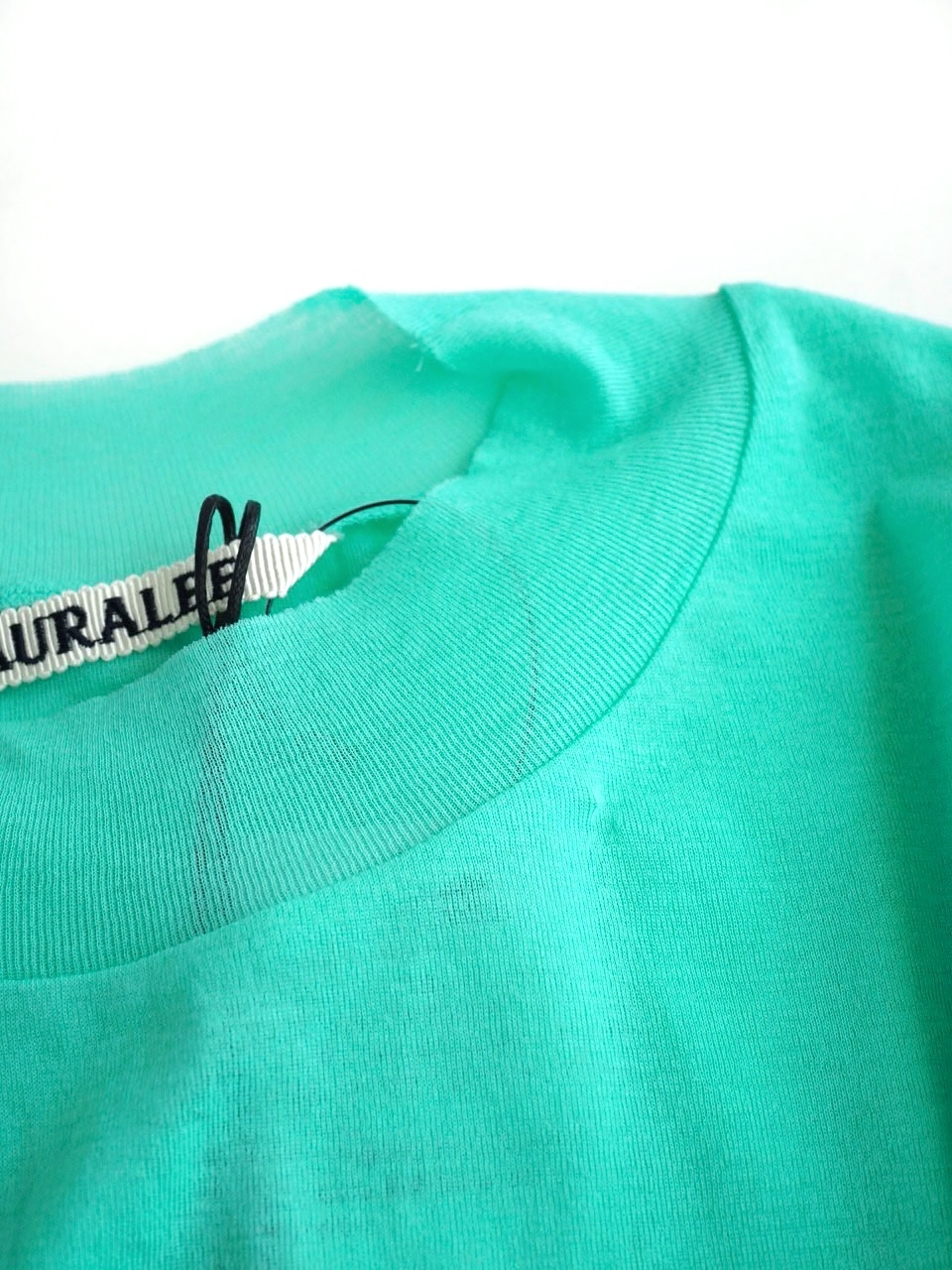 AURALEE】SUPER HIGH GAUGE SHEER RIB L/S TEE | CIENTO BLOG