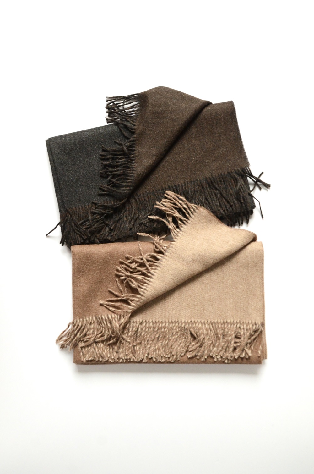 THE INOUE BROTHERS Brushed Scarf人気色2枚セット THE INOUE BROTHERS / ザ イノウエブラザーズ Brushed Scarf