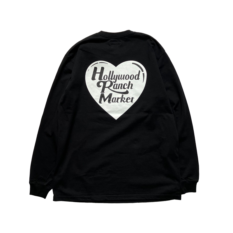 オーガニックコットン ハートインHRM ロングスリーブTシャツ
