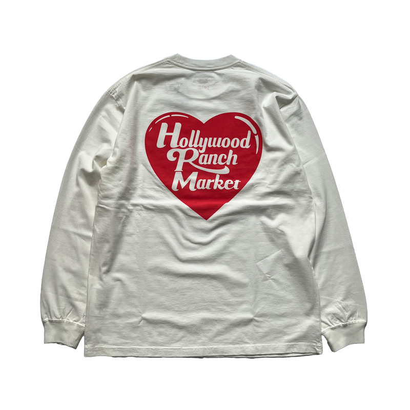 オーガニックコットン ハートインHRM ロングスリーブTシャツ