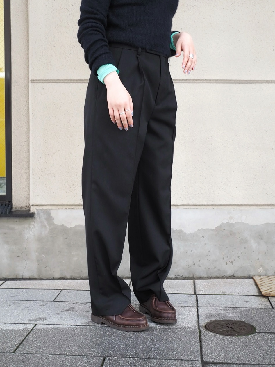 AURALEE】LIGHT WOOL MAX GABARDINE SLACKS | CIENTO BLOG