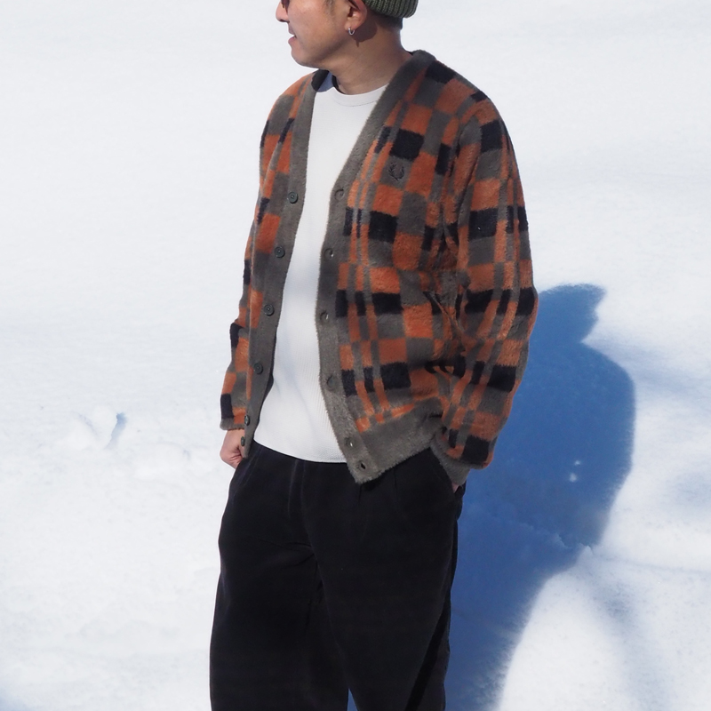 フレッドペリーのTextured Chequerboard Cardigan | CIENTO BLOG