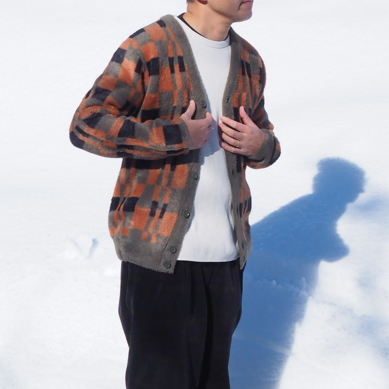 FRED PERRY フレッドペリー タータンジャガードカーディガン フレッド