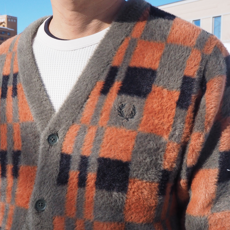 フレッドペリーのTextured Chequerboard Cardigan | CIENTO BLOG