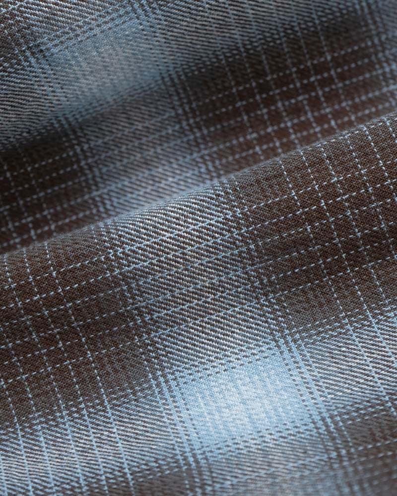 トップス Name. COTTON TWILL OMBRE CUT-OFF SHIRT Name.】春にこそ纏いたいチェックシャツ | CIENTO BLOG