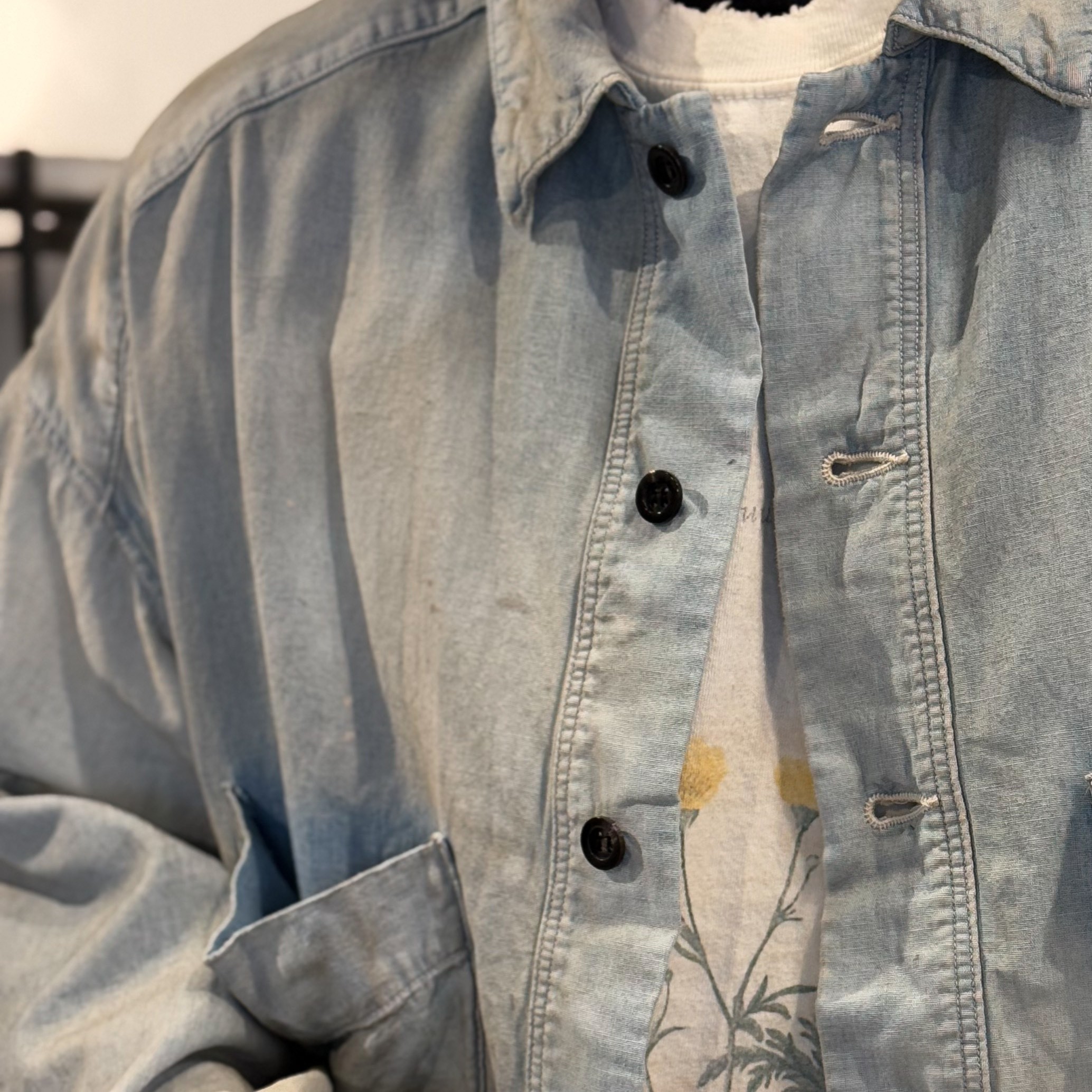ANCELLM】”CHAMBRAY SHIRT JACKET” | CIENTO BLOG ANCELLM】”CHAMBRAY SHIRT JACKET” | CIENTO BLOG