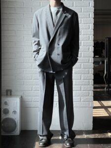 seya. / セヤ“TAILORED W JACKET /SUMMER HERRINGBONE”“TRAVER PANTS
