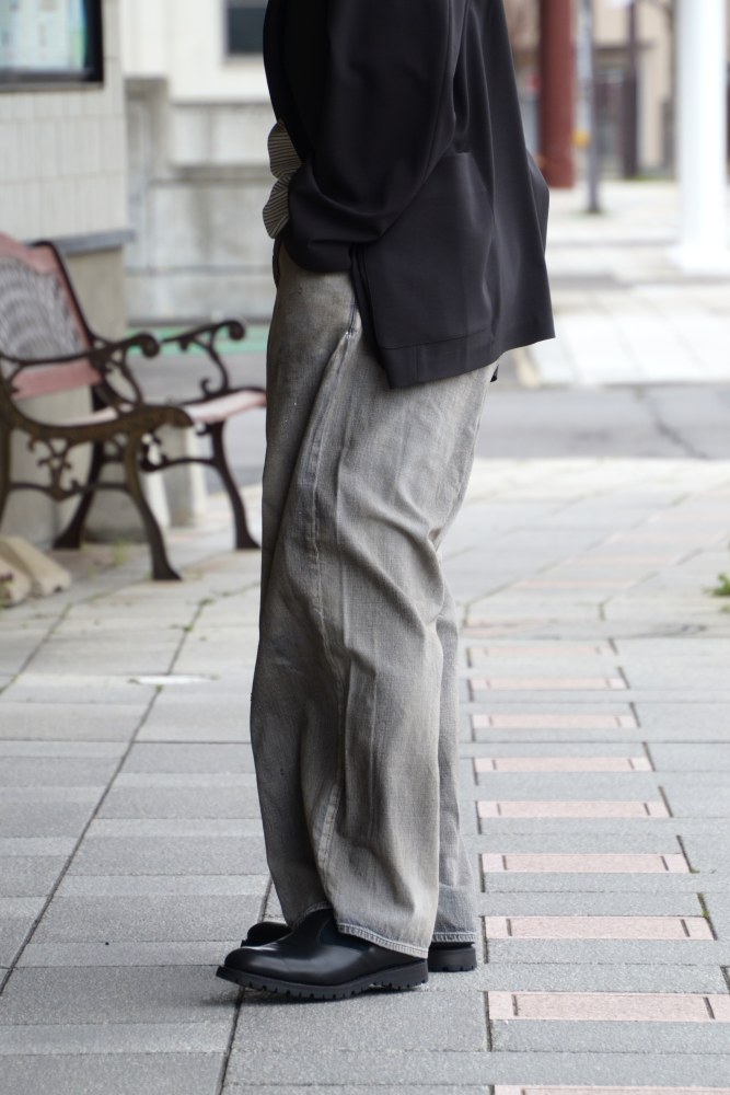 パンツ LIGHT OZ WIDE STRAIGHT DENIM PANTS 夏でも涼しく履ける！ANCELLMの”LIGHT OZ WIDE STRAIGHT DENIM PANTS