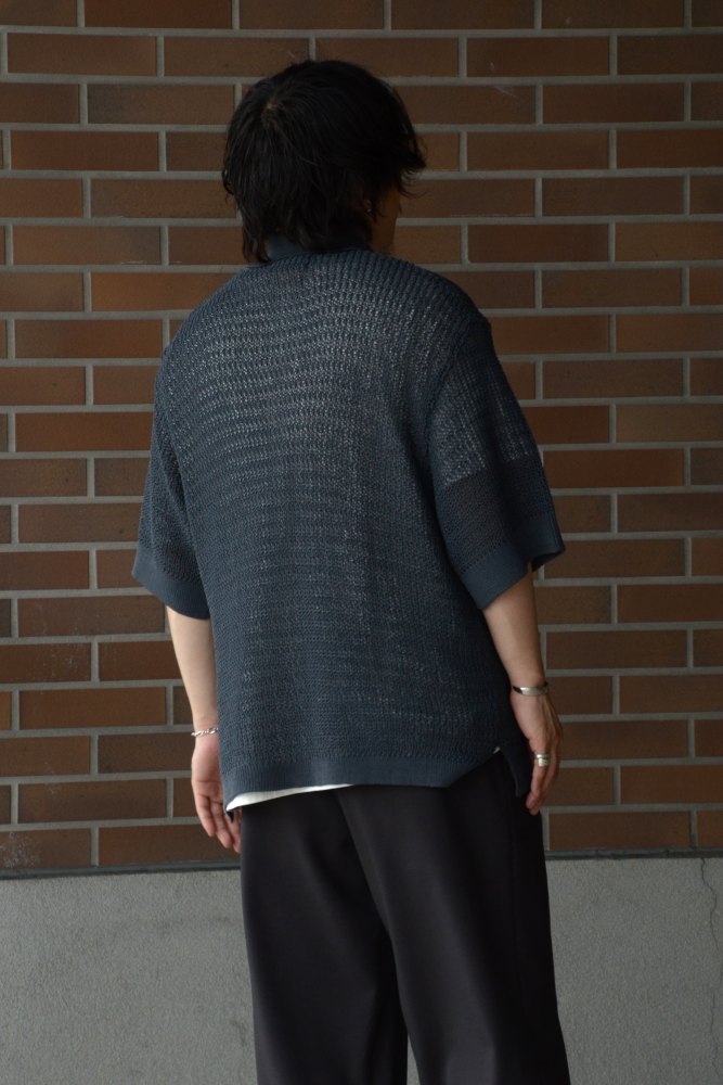 ヨーク コットンメッシュニットシャツ 通販