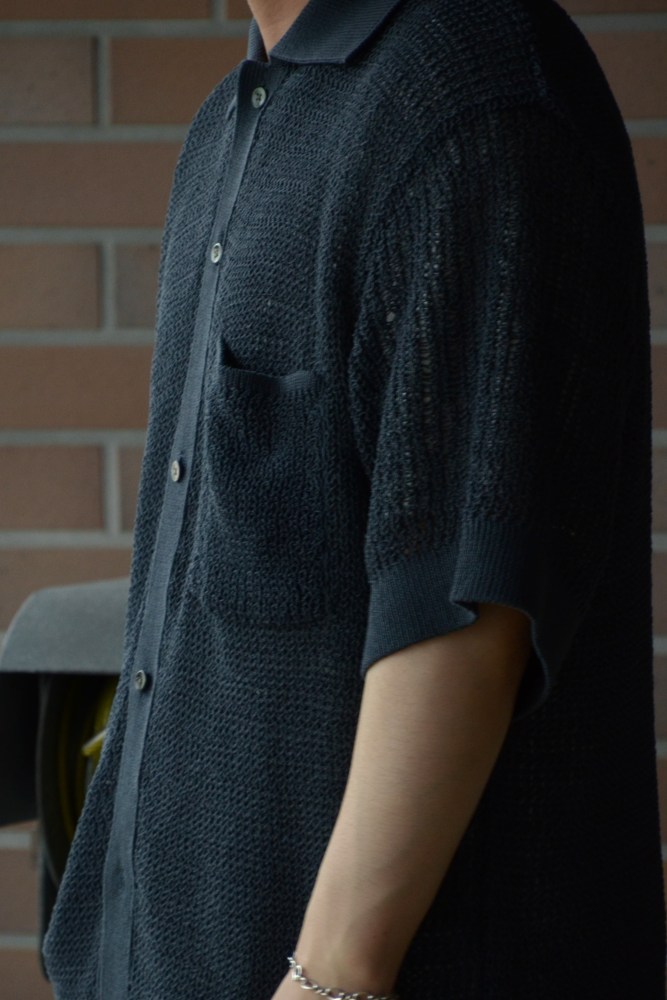 ヨーク コットンメッシュニットシャツ 通販