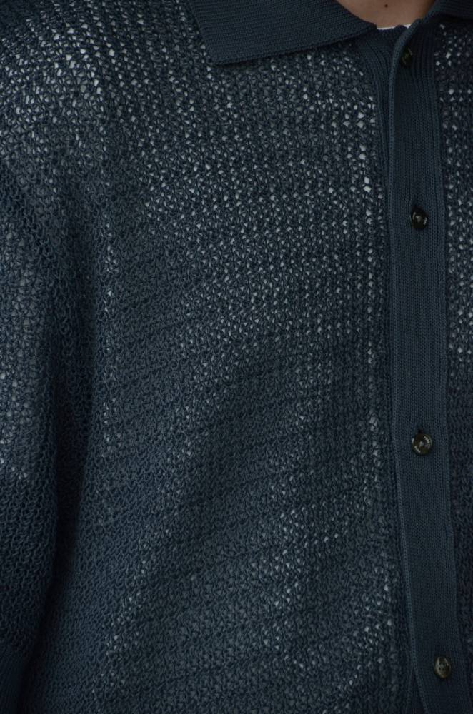 ヨーク コットンメッシュニットシャツ 通販