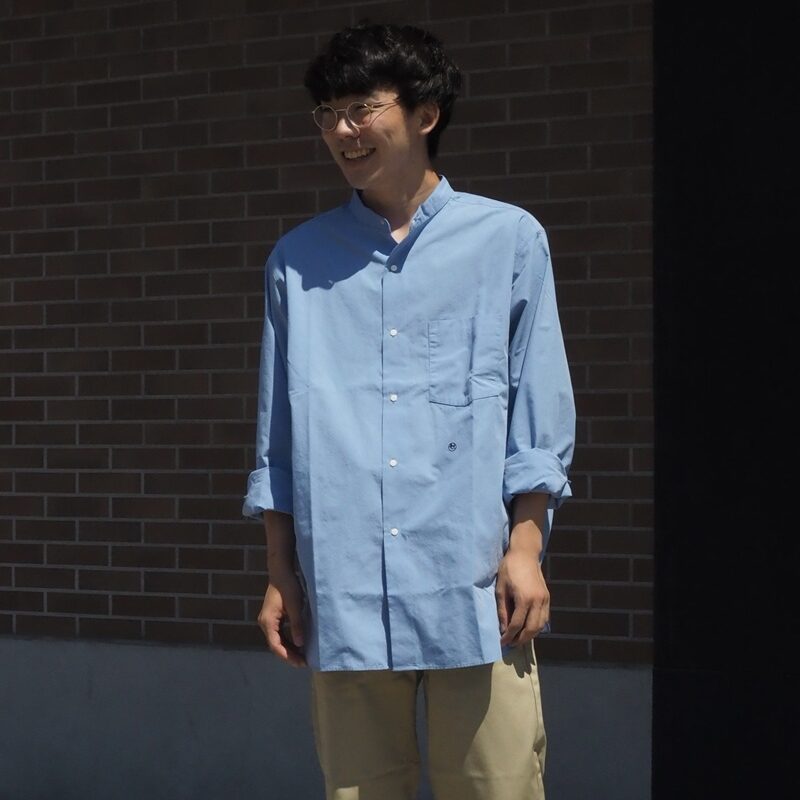 nanamica】”Band Collar Wind Shirt” S25SG092 - ciento