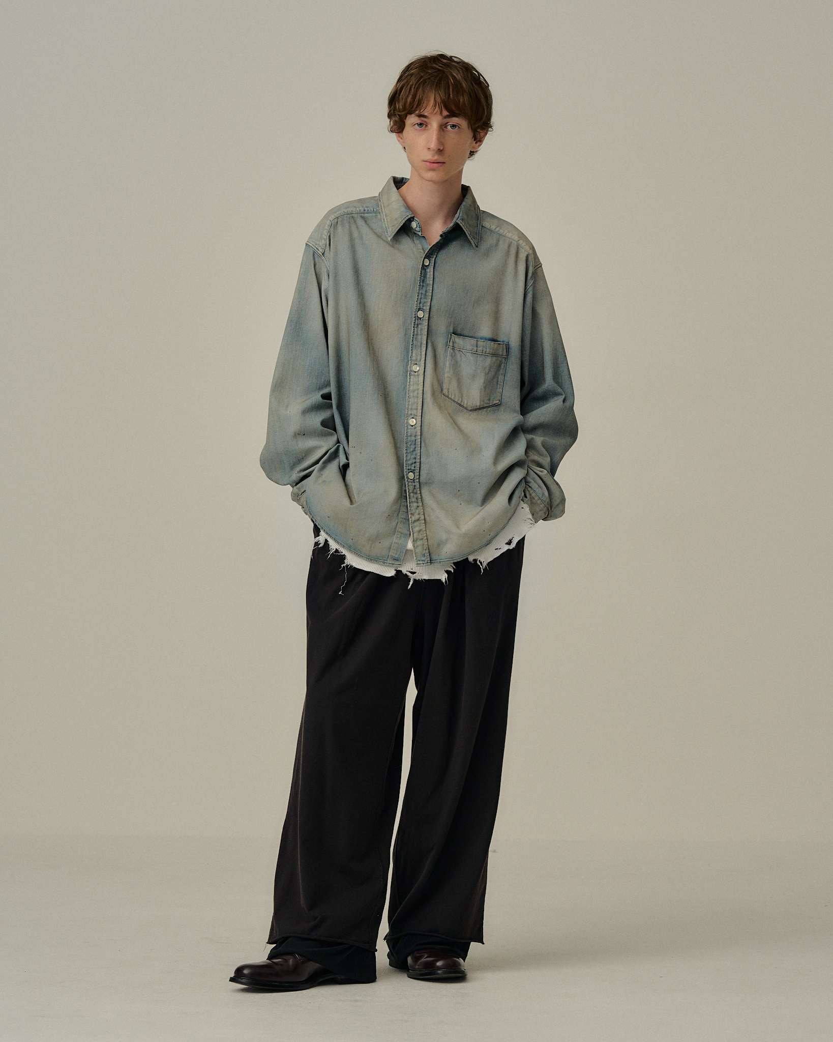 ANCELLM】”DENIM DRESS SHIRT” | CIENTO BLOG
