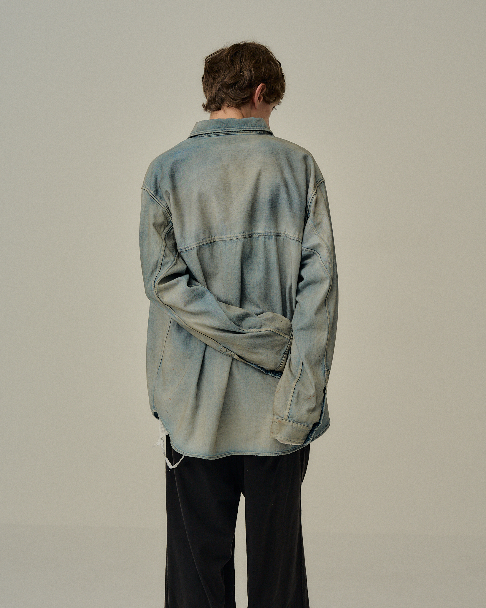 Ancellm Denim Dress Shirts サイズ1 ANCELLM / アンセルム DENIM DRESS SHIRT（シャツ／ブラウス