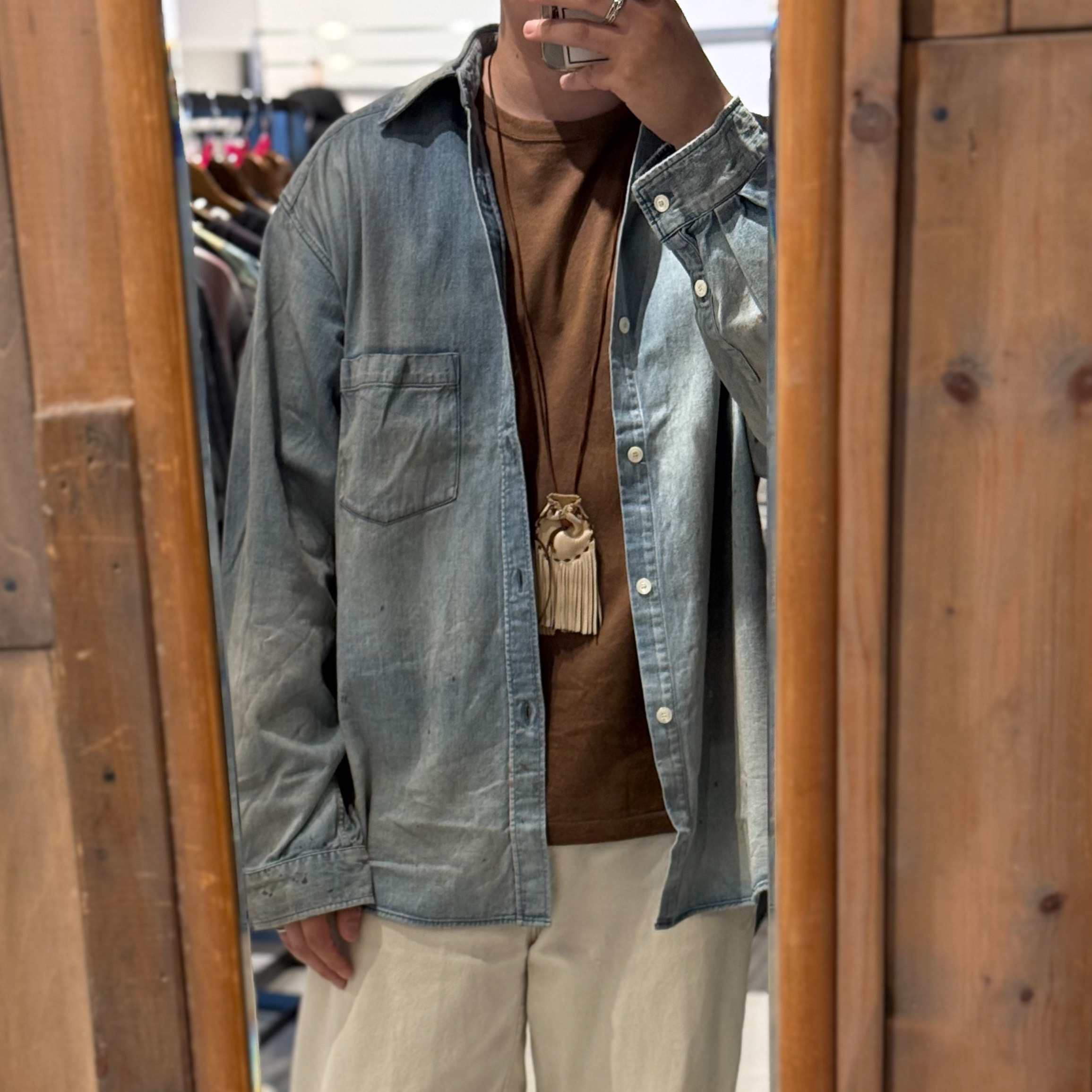 ANCELLM】”DENIM DRESS SHIRT” | CIENTO BLOG