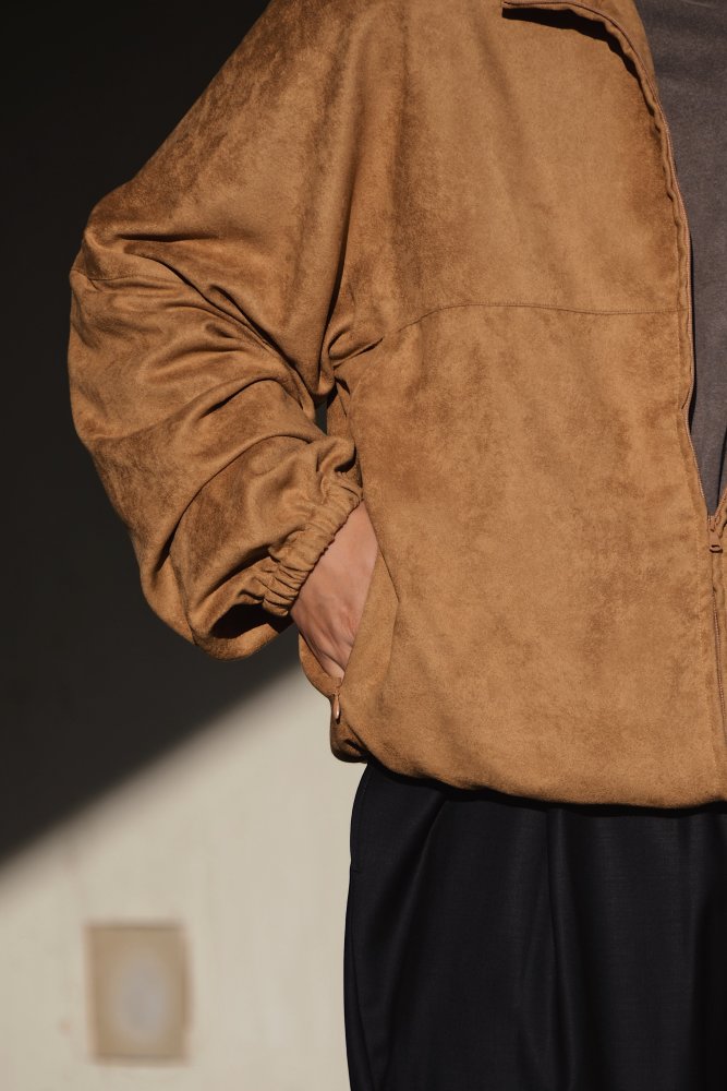 ANCELLM】 VEGAN SUEDE KIMONO BLOUSON | CIENTO BLOG