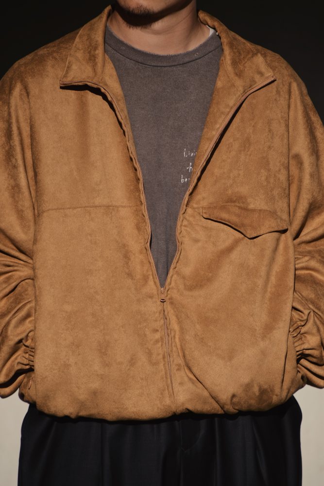 ANCELLM】 VEGAN SUEDE KIMONO BLOUSON | CIENTO BLOG