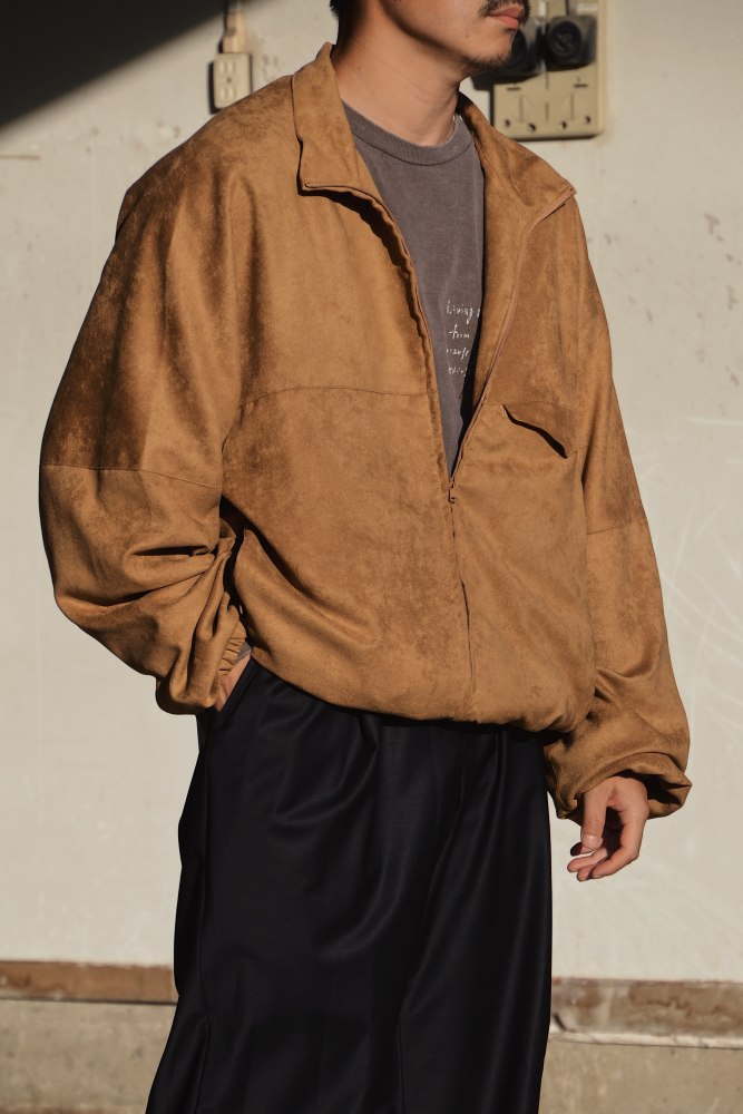 ANCELLM】 VEGAN SUEDE KIMONO BLOUSON | CIENTO BLOG