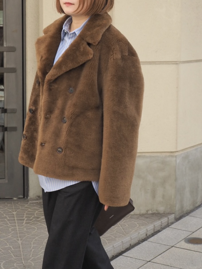 AURALEE】STRAIGHT MERINO MOUTON FUR P-COAT | CIENTO BLOG