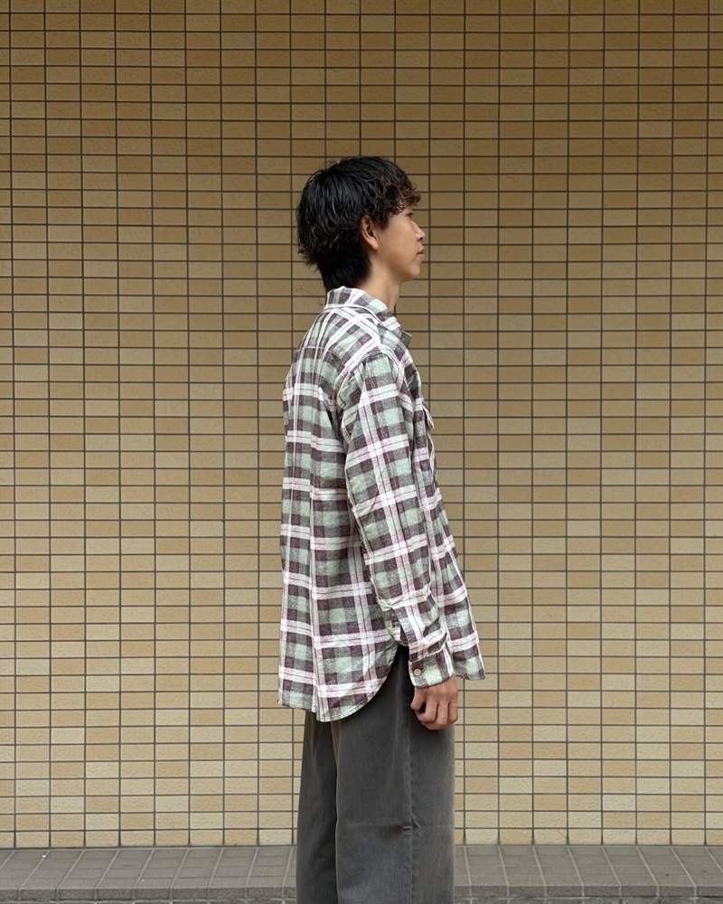 あ*え様 n.hoolywood big mac Vaundy着用 N.HOOLYWOOD COMPILE × BIG MAC SHIRT ¥29,700- : ネックに配