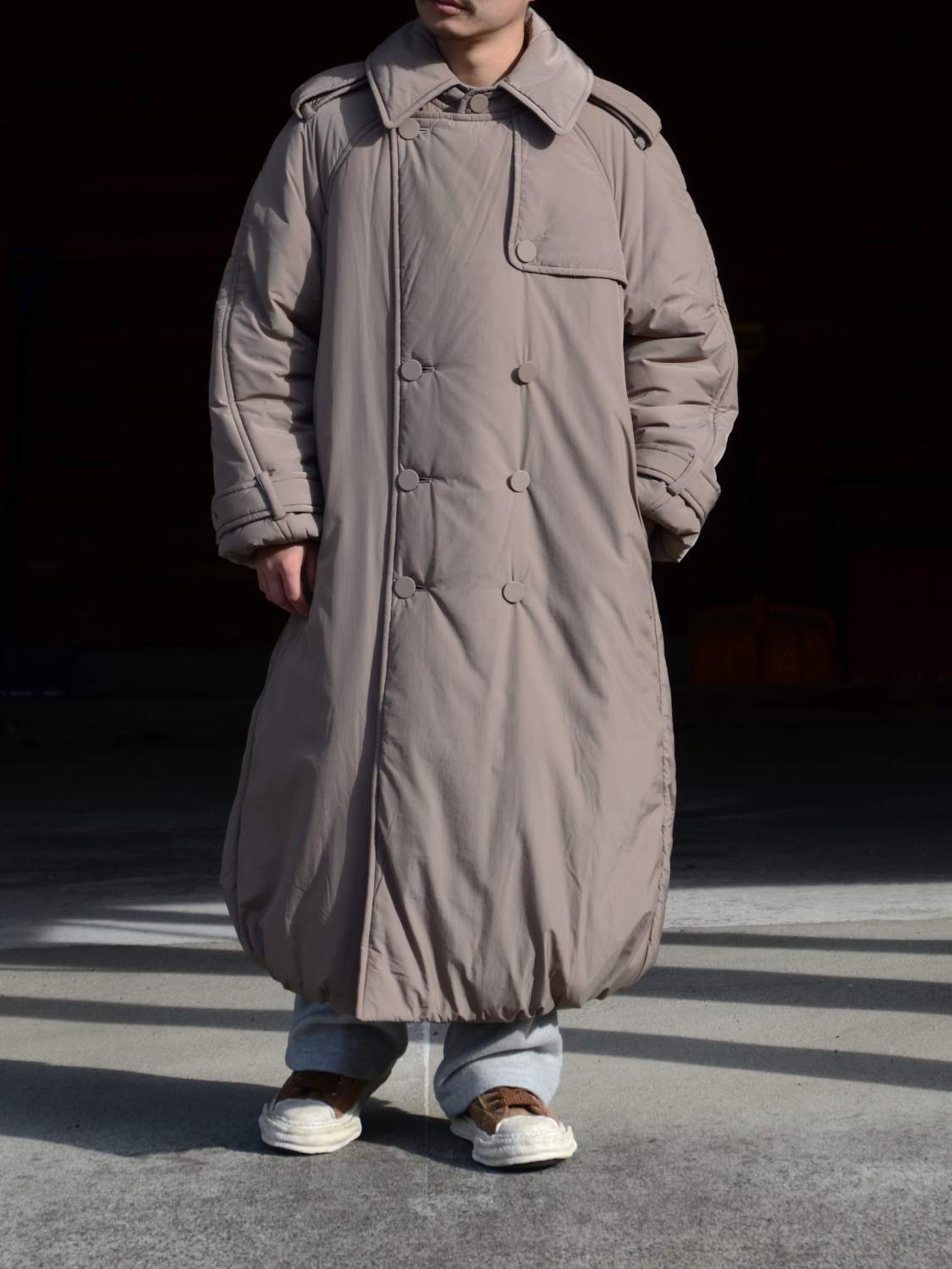 22AW Acne Studios トレンチコート Yahoo!オークション - 超美品 22AW アクネストゥディオズ Acne Studios