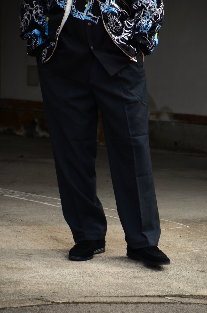 WACKO MARIA】 新感覚のウールチノ “DOUBLE PLEATED CHINO TROUSERS