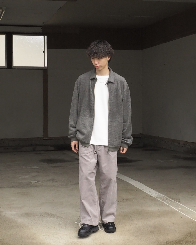 T. japan 2025年モデル knit jacket グレー THE NORTH FACE PURPLE LABEL】”POLARTEC Wool Fleece Sweater Jacket