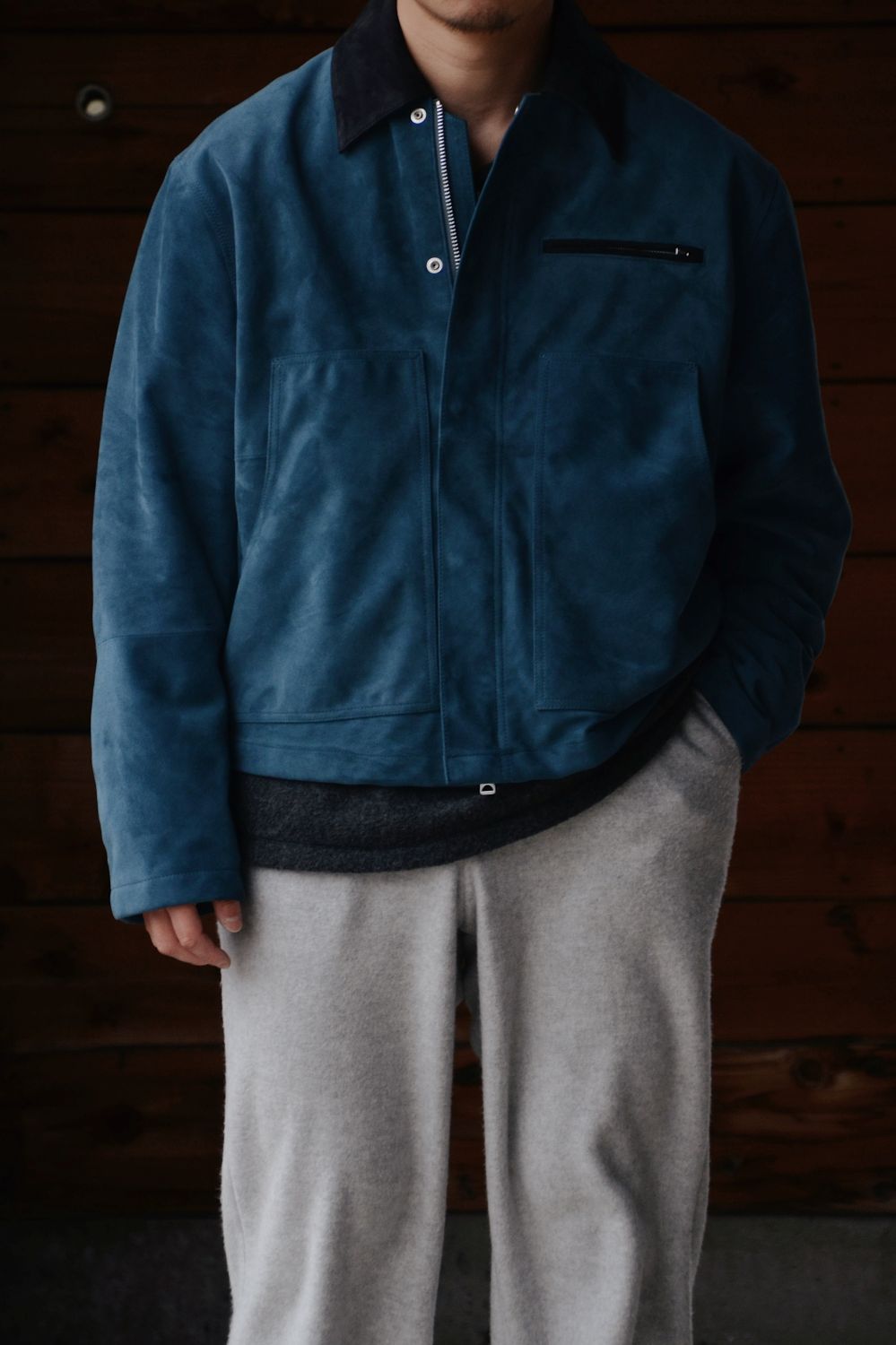 YOKE】異国の空気を纏うワークジャケット “Goat Suede Work Jacket