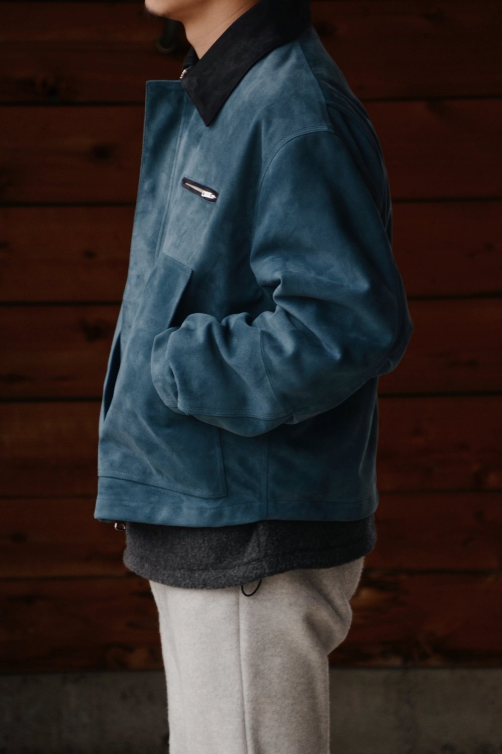 YOKE】異国の空気を纏うワークジャケット “Goat Suede Work Jacket