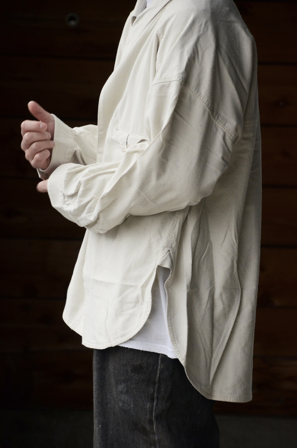 ANCELLM】自然と漂う色気あるシャツ “SILK NEP LONG SHIRT” | CIENTO BLOG