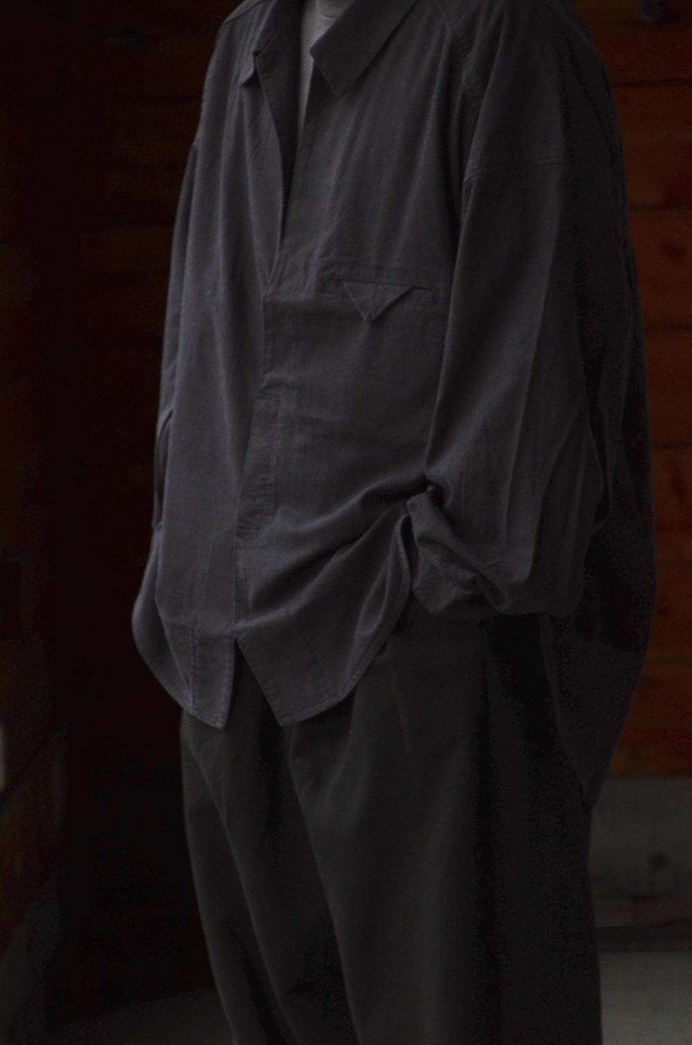 ANCELLM】自然と漂う色気あるシャツ “SILK NEP LONG SHIRT” | CIENTO BLOG