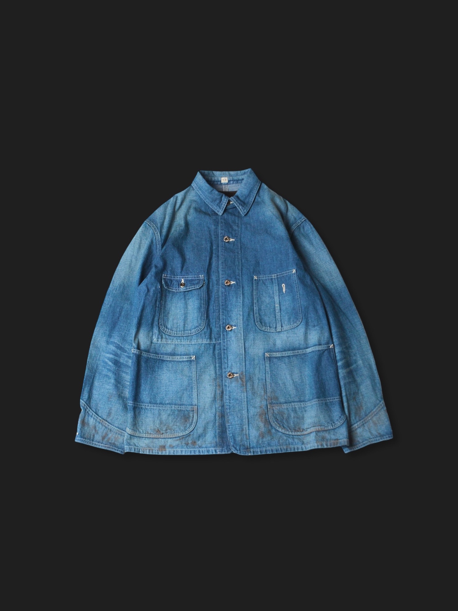 Taiga takahashiデニムジャケット ライトブルー 1920'S DENIM JACKET USED INDIGO - T.T TAIGA TAKAHASHI(ティー