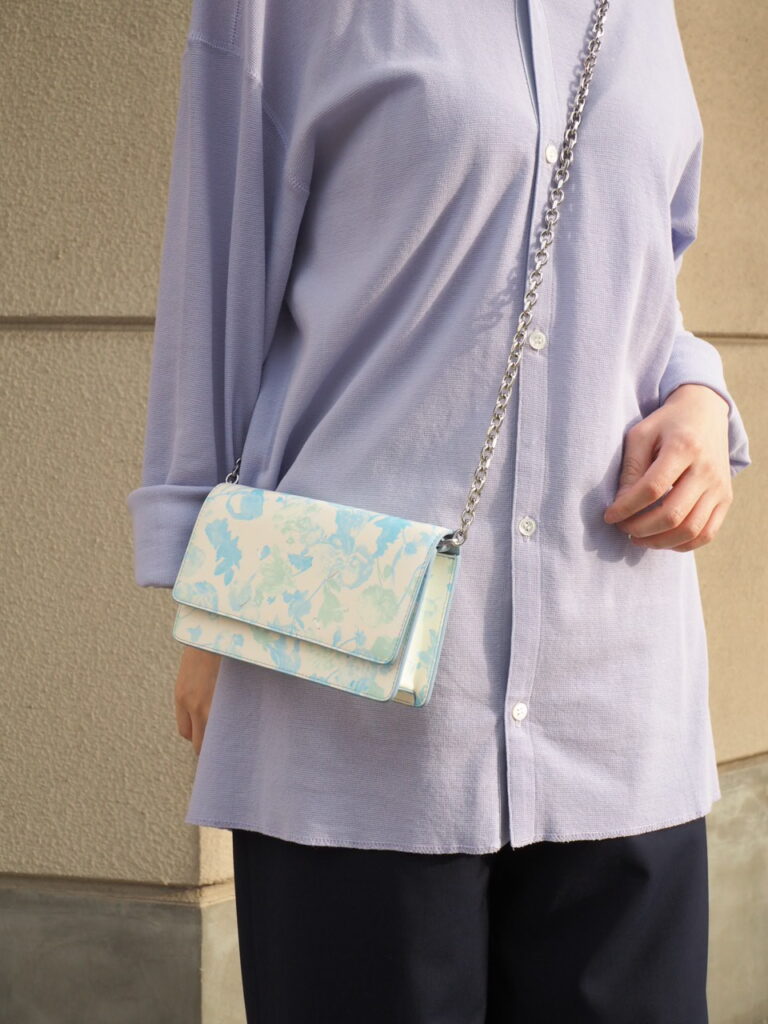 新作フラワープリント【Maison Margiela】チェーンウォレット | CIENTO