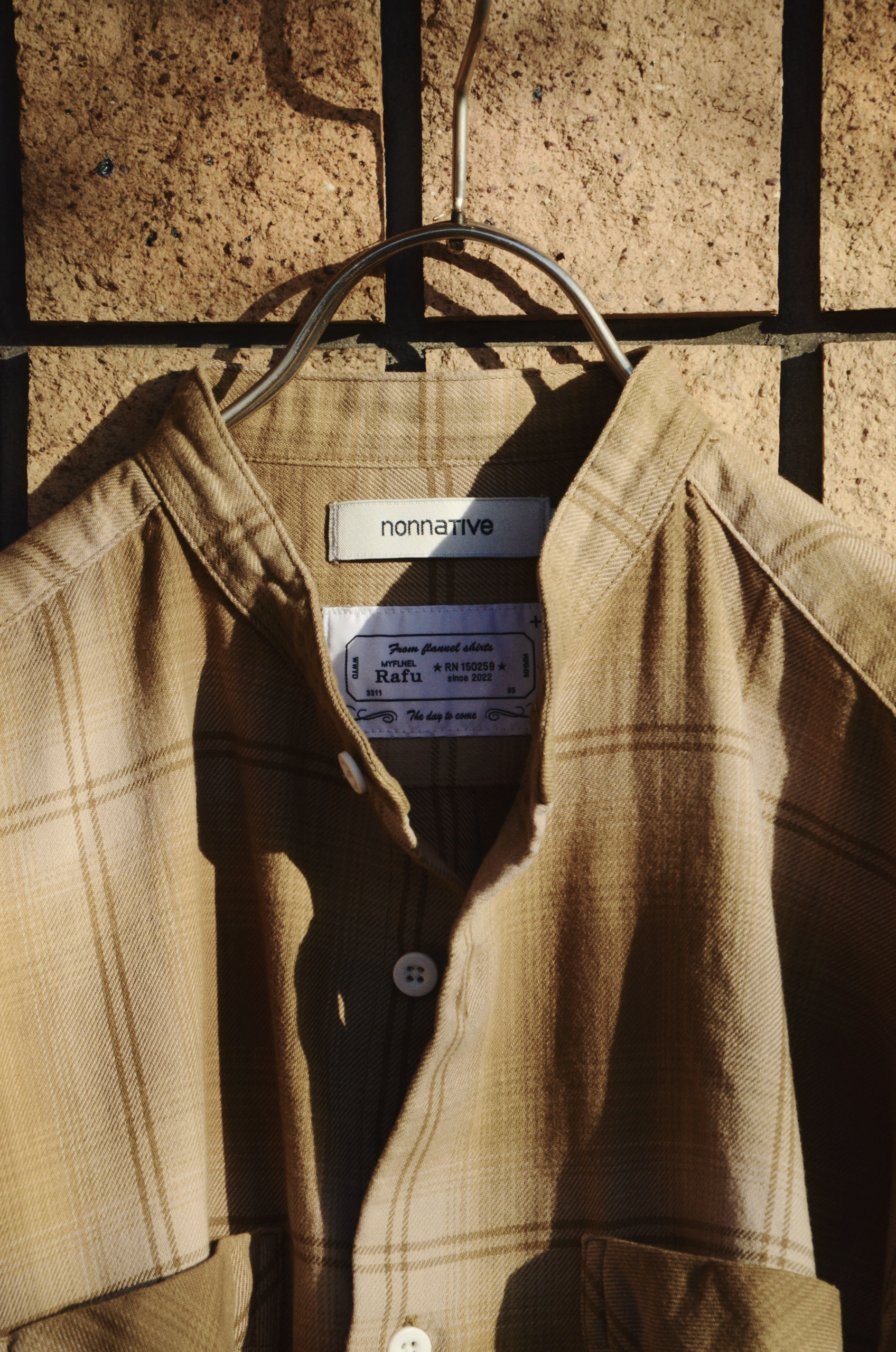 nonnative】Rafuコラボレーションチェックシャツシリーズが入荷です