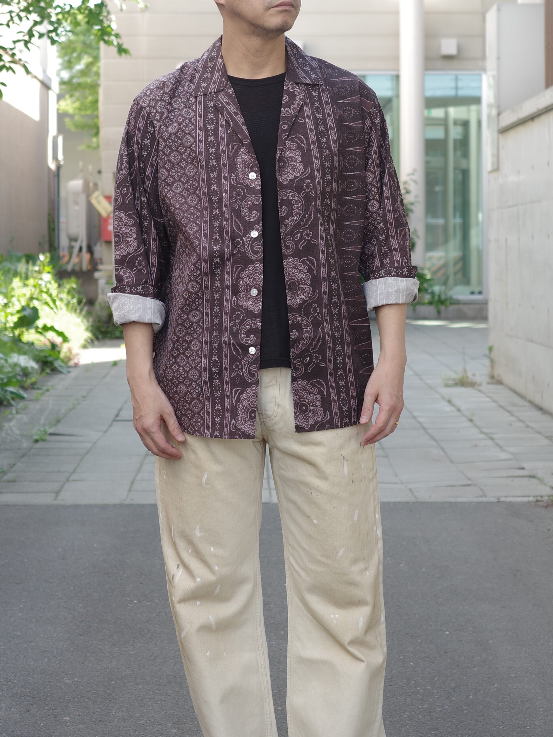 COLONY CLOTHING】コロニークロージングのバティック柄シャツ | CIENTO