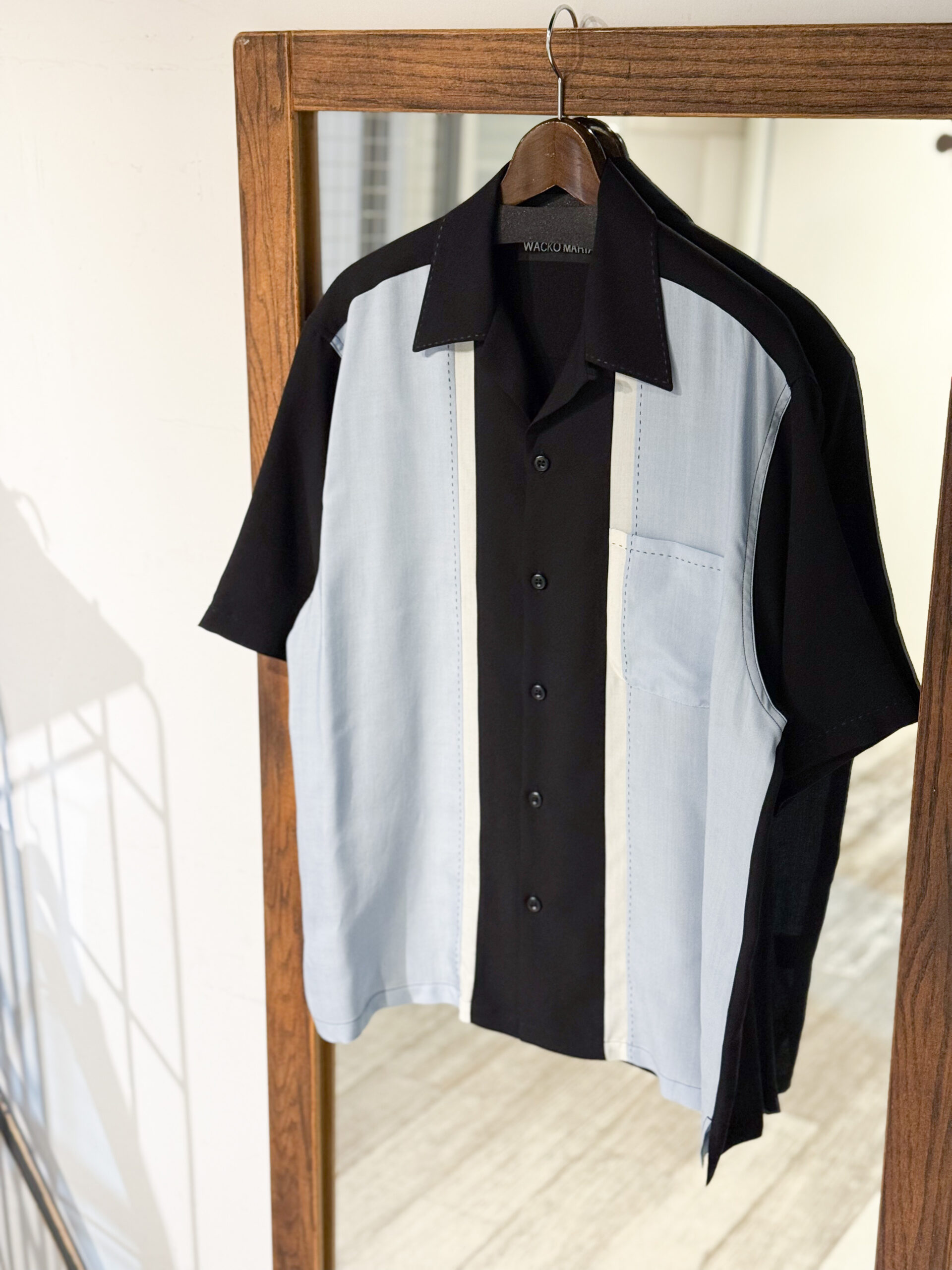 WACKO MARIA】”KNIT OPEN COLLAR SHIRT”＆”SWITCHING SHIRT S/S 