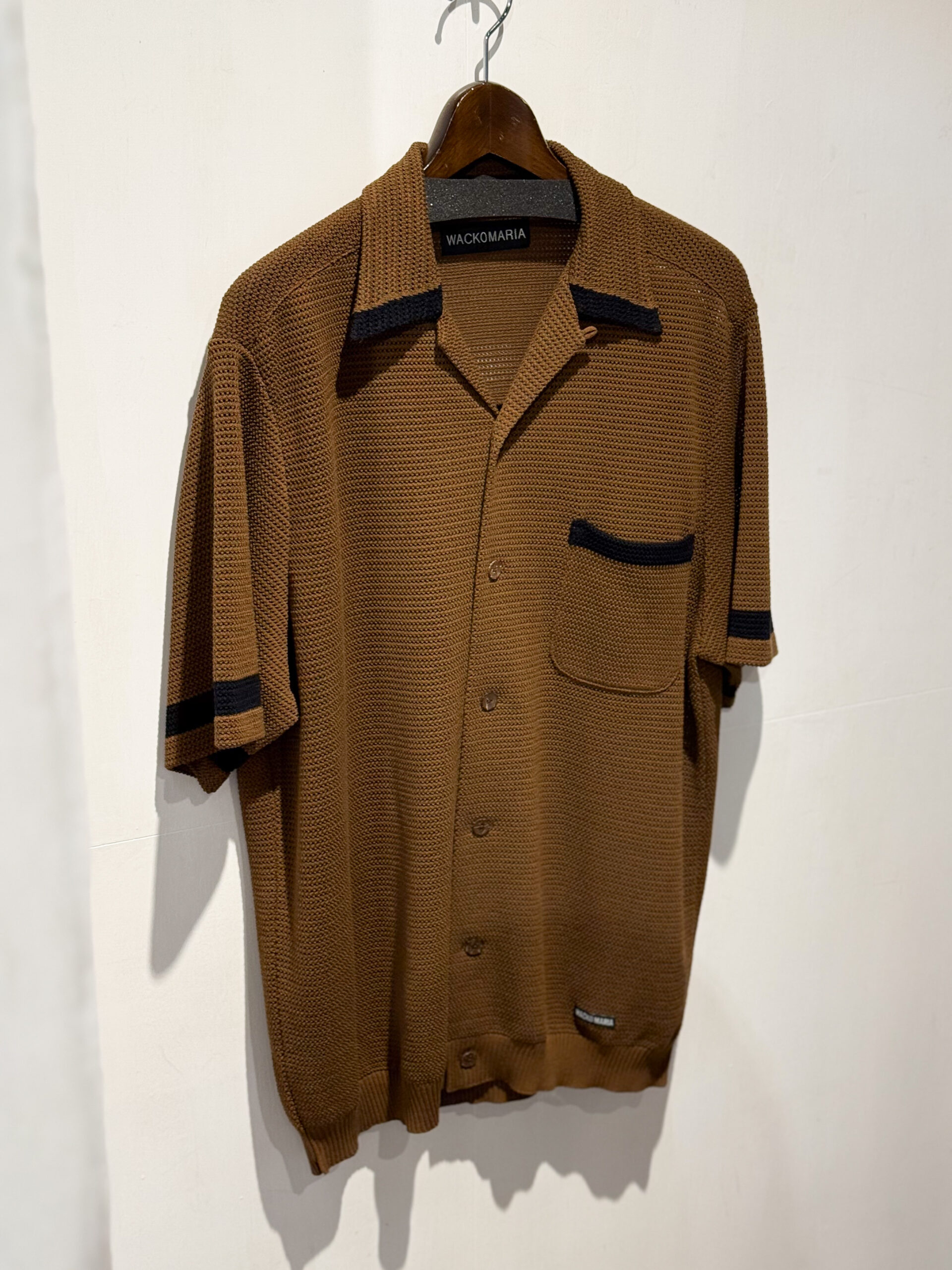 WACKO MARIA】”KNIT OPEN COLLAR SHIRT”＆”SWITCHING SHIRT S/S 